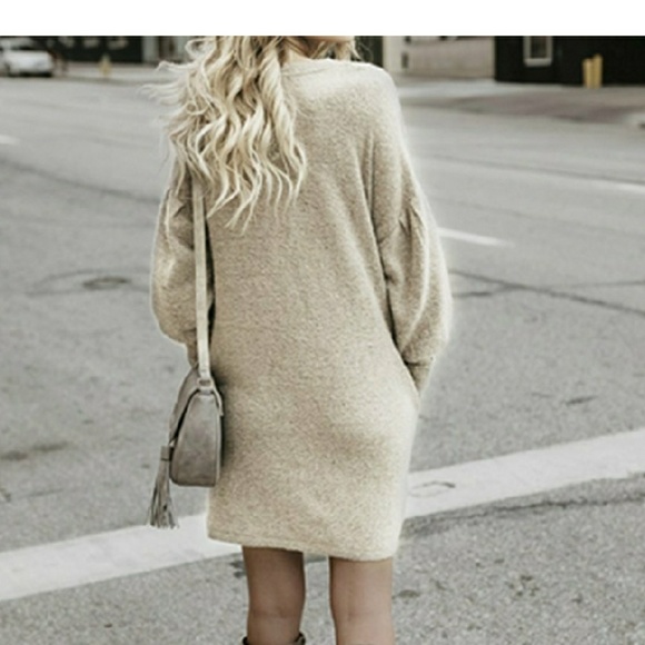ATALIA Oversized Sweater Dress - Picture 4 of 6
